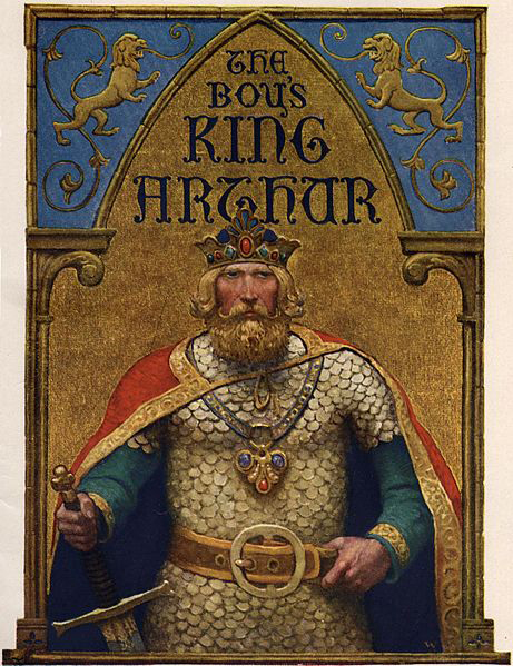 Title page of The Boy s King Arthur